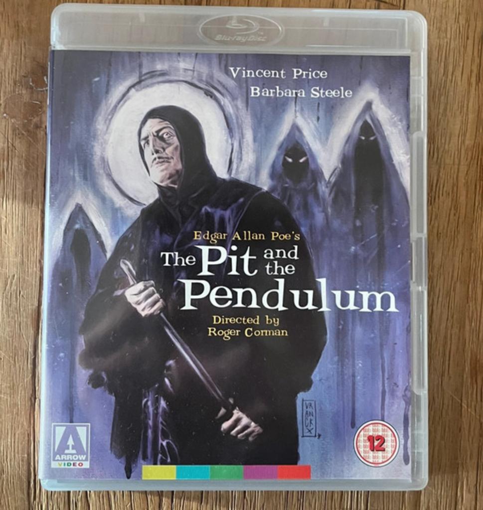 The pit and the pendulum edgar allan poe blu ray, Ophalen of Verzenden, Zo goed als nieuw