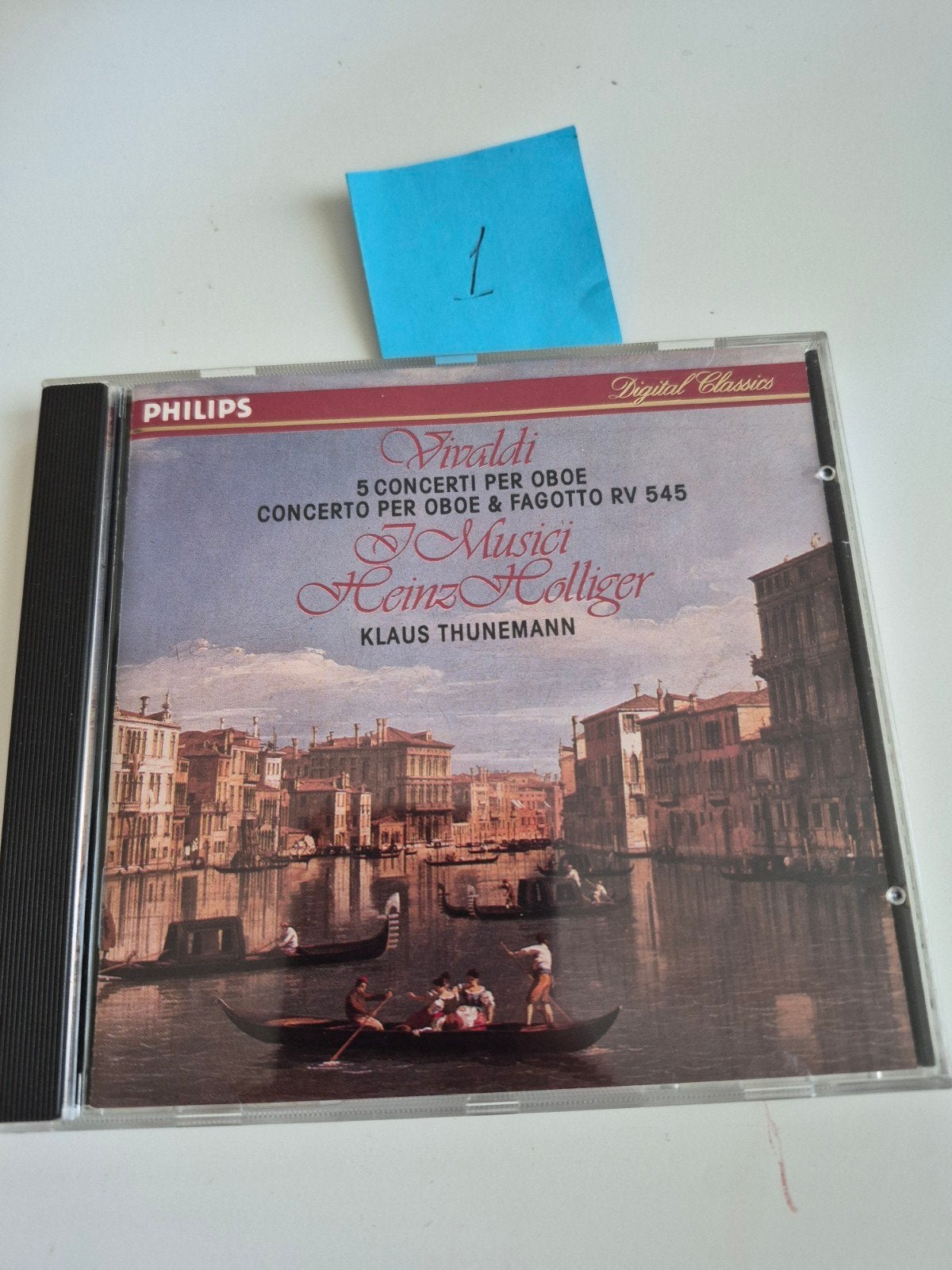 Vivaldi - 5 Oboe Concertos & Concerto for Oboe & Bassoon, Cd's en Dvd's, Soloconcert, Ophalen of Verzenden, Inclusief doosje, Vivaldi