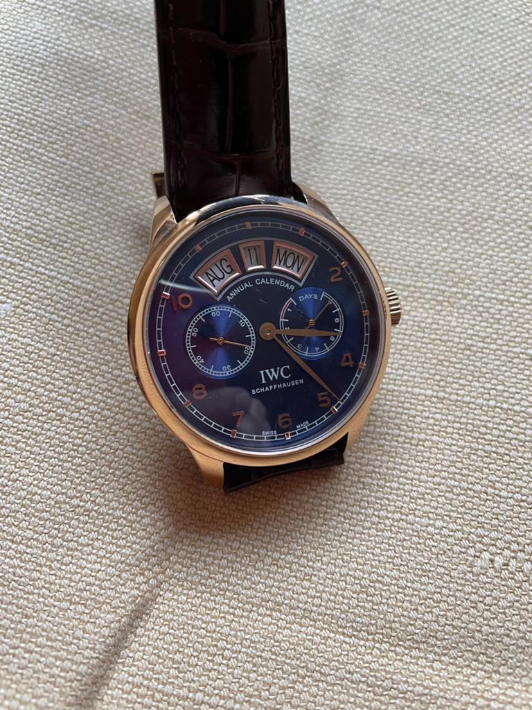 IWC calendar nieuw, Verzenden, Zo goed als nieuw, Leer, Overige merken