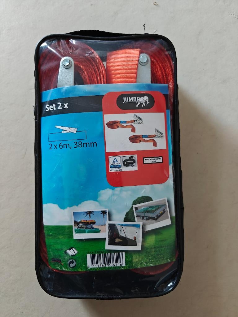 Jumbo eindloze spanbanden set 2 stuks, Ophalen of Verzenden, Zo goed als nieuw