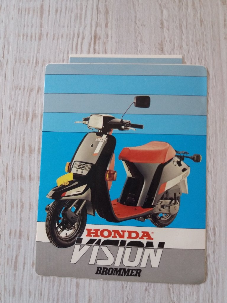sticker HONDA VISION BROMMER, Ophalen of Verzenden, Zo goed als nieuw, Overige typen
