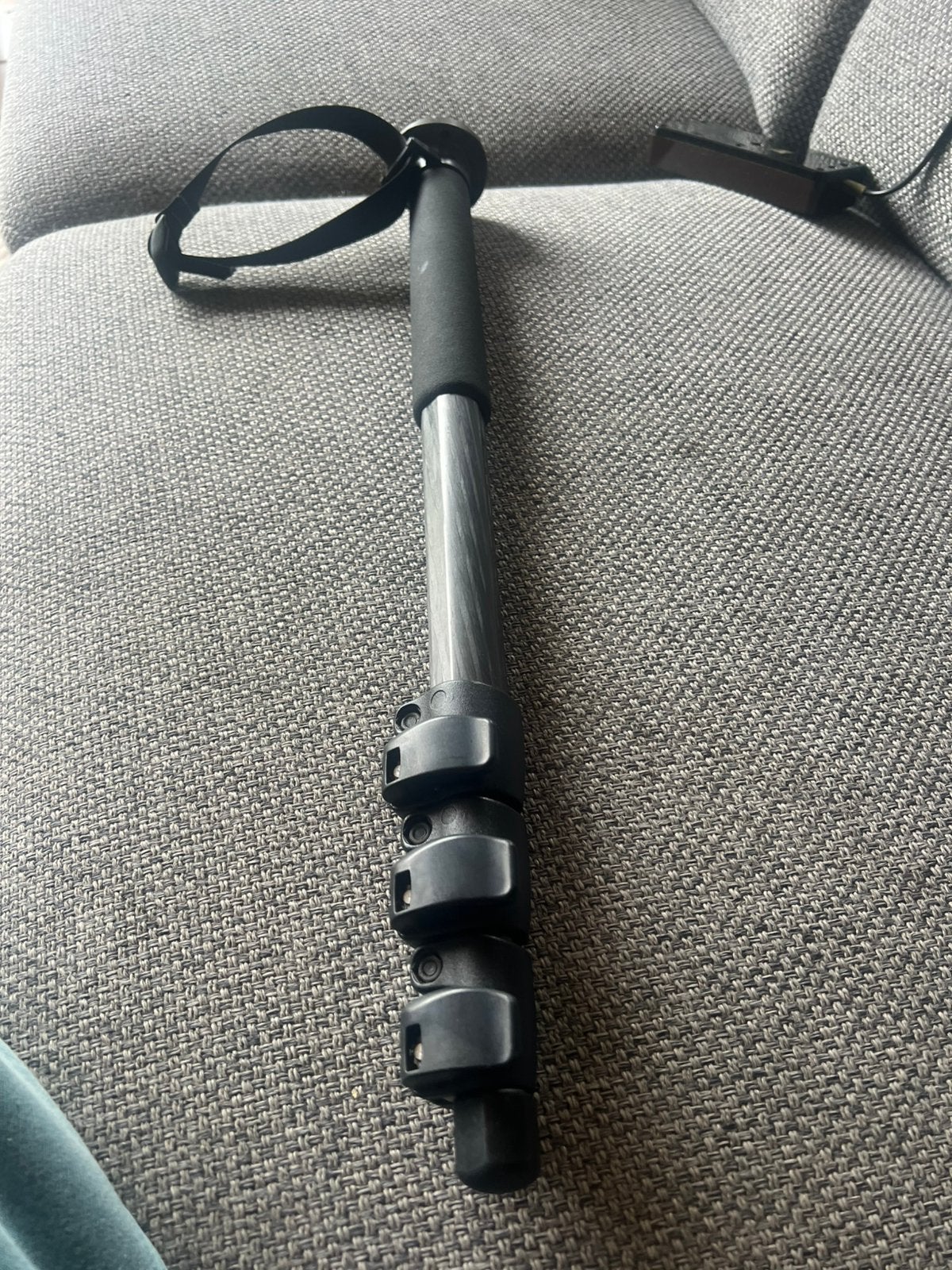 Manfrotto 694 magfiber monopod/eenpootstatief, Audio, Tv en Foto, Fotografie | Statieven en Balhoofden, Ophalen of Verzenden, Zo goed als nieuw
