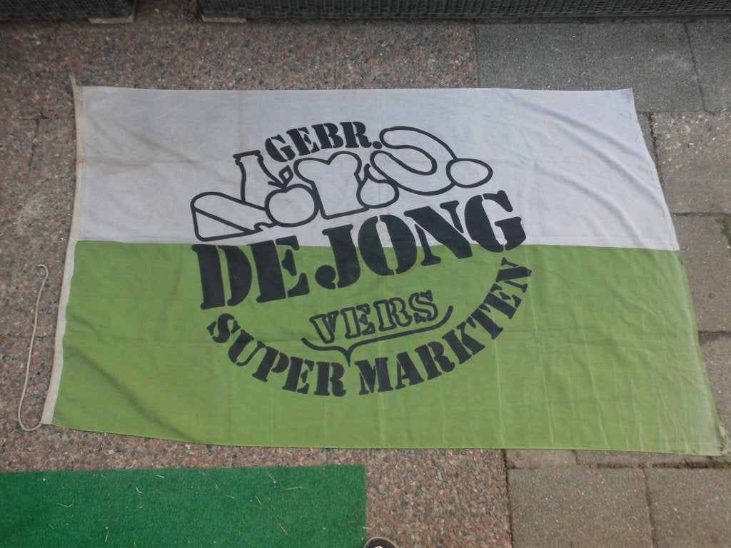 < Supermarkt Vlag Gebr. De Jong Vers Supermarkten >, Ophalen of Verzenden