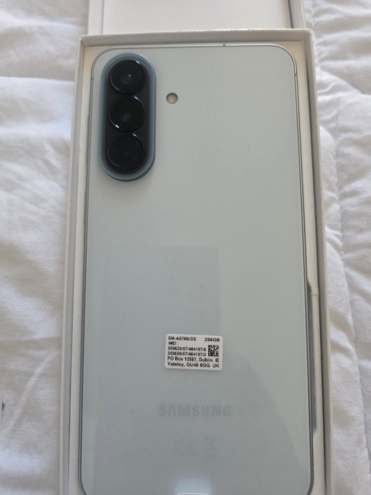 Samsung Galaxy A57 5G Awesome Icyblue 256GB Nieuw in doos, Telecommunicatie, Mobiele telefoons | Samsung, Ophalen, Blauw, Touchscreen