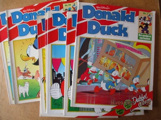 adv7112 donald duck dubbelalbum, Boeken, Eén stripboek, Ophalen, Gelezen