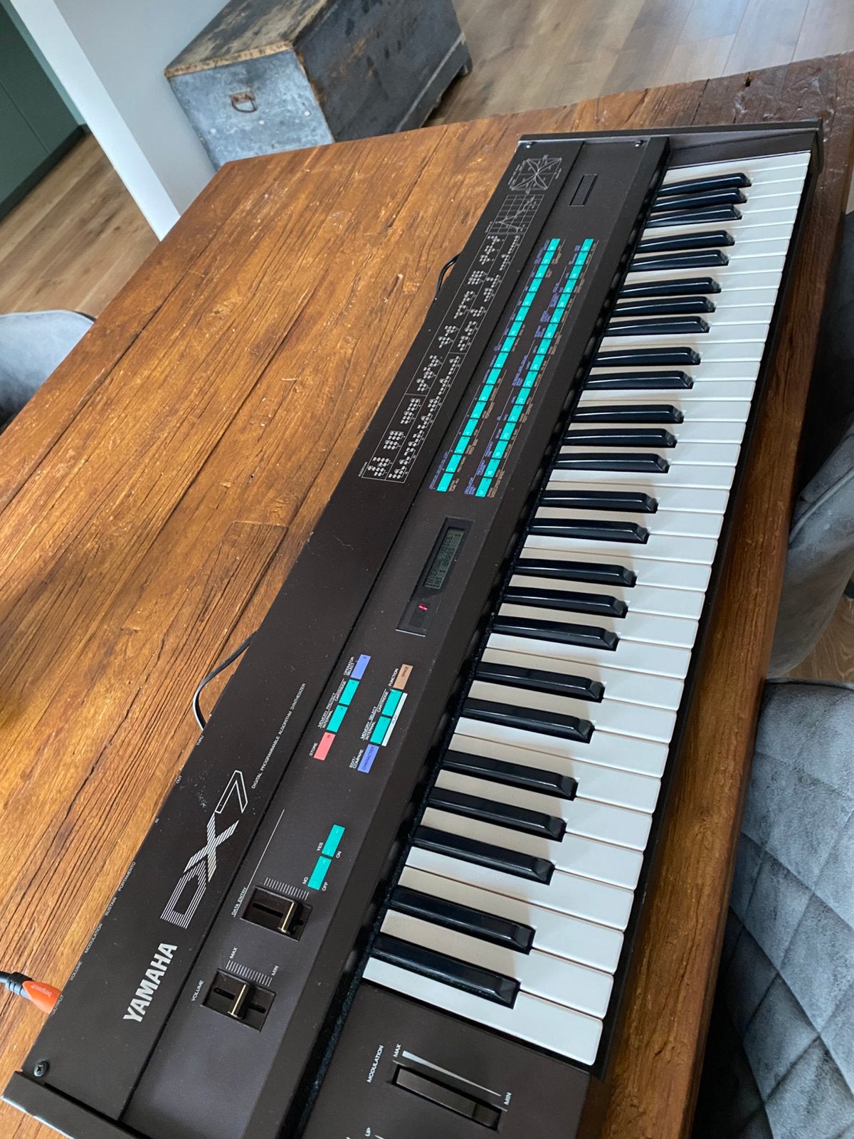 YAMAHA DX7 in goede staat!, Muziek en Instrumenten, Synthesizers, Ophalen, Gebruikt, 61 toetsen, Yamaha