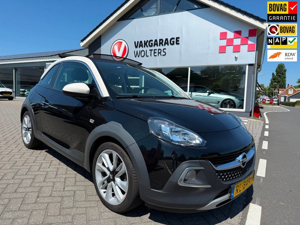 Opel ADAM 1.0 Turbo Rocks Online Edition RIJKLAARPRIJS! ELEC, Auto's, Voorwielaandrijving, 12 maanden, 1041 kg, 4 stoelen