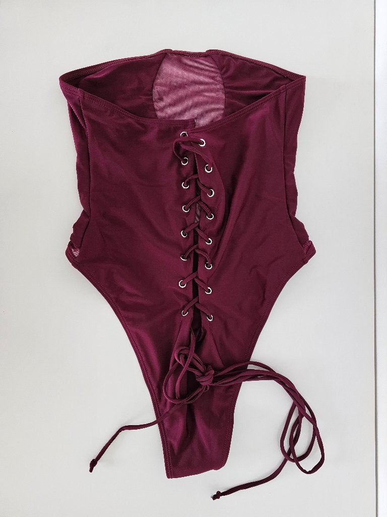 Body corset badpak lingerie maat m, Kleding | Dames, Ondergoed en Lingerie, Verzenden, Rood, Body of Korset