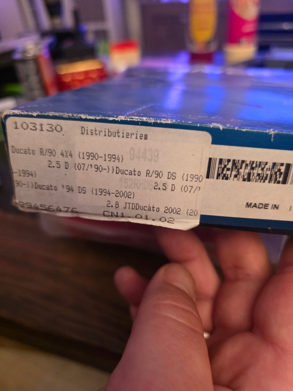 Dayco Distributieriem voor Fiat Ducato (1990-2002), Ophalen of Verzenden, Nieuw, Fiat