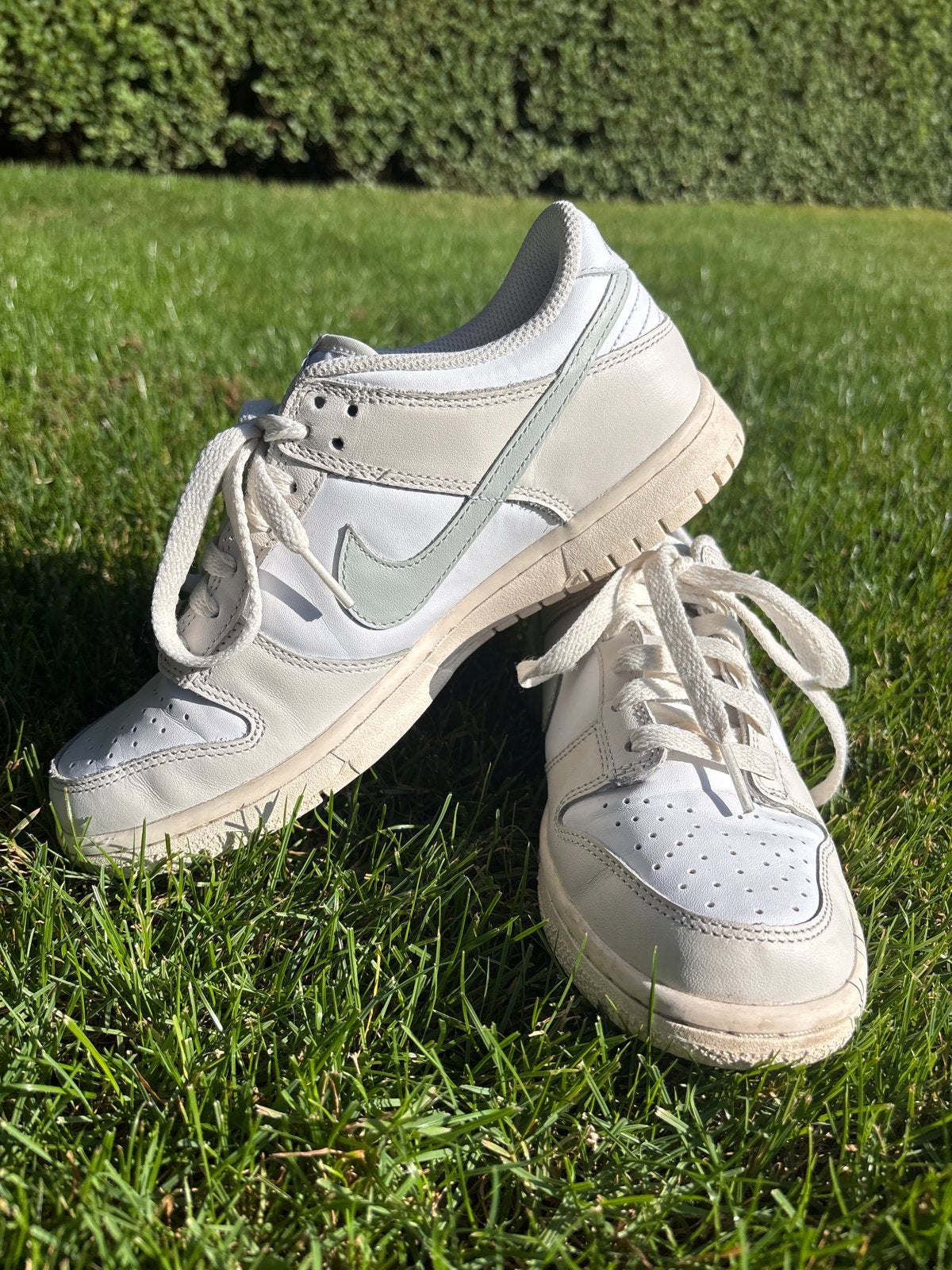 Nike Dunk Low Light Bone sneakers - Maat 38 (kids), Ophalen of Verzenden, Gebruikt, Jongen of Meisje, Sportschoenen
