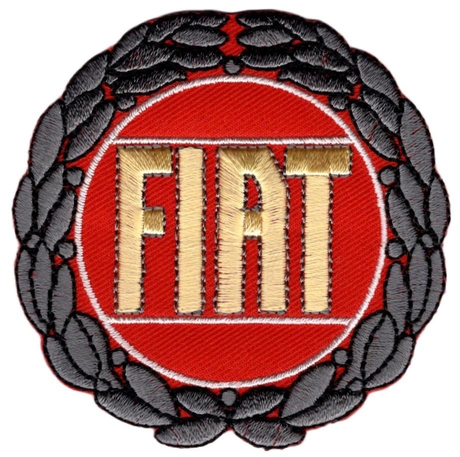 Fiat stoffen opstrijk patch embleem #1, Verzenden, Nieuw, Auto's