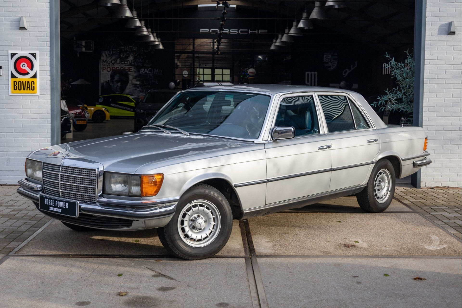 Mercedes-Benz S-Klasse 280 S W116 (bj 1977, automaat), Automaat, 156 pk, Leder en Stof, Mercedes-Benz