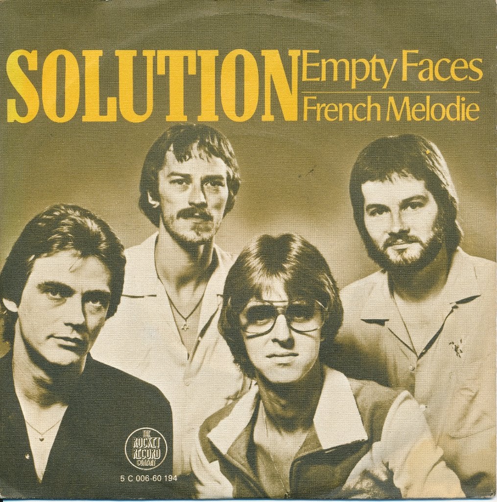 2945 Solution - Empty faces (1977), Gebruikt, 7 inch, Single, Ophalen of Verzenden