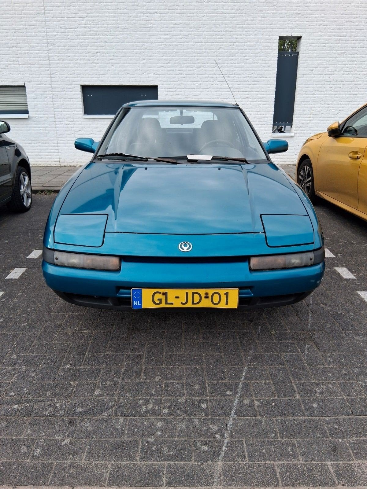 Mazda 323 1.6 I F GLX 16V U9 1993 Groen, Voorwielaandrijving, 4 cilinders, Origineel Nederlands, 1200 kg