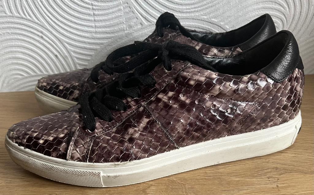 Kennel & Schmenger. Leren sneakers. Mt 38 1/2., Ophalen of Verzenden, Kennel & Schmenger, Sneakers of Gympen, Zo goed als nieuw