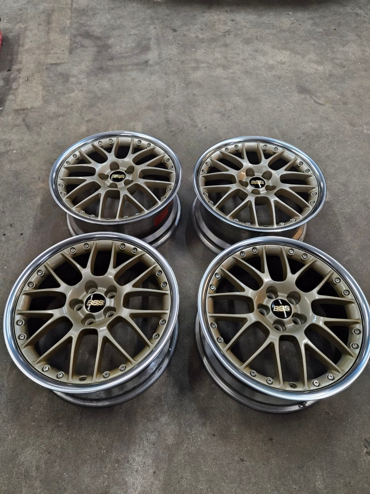 BBS RX 504 17 inch 5x100, Ophalen, Overige, Gebruikt, Velg(en)