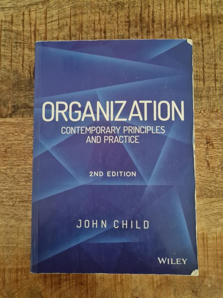 Organization: Contemporary Principles and Practice, Boeken, Studieboeken en Cursussen, Gelezen, HBO, Gamma, Ophalen of Verzenden