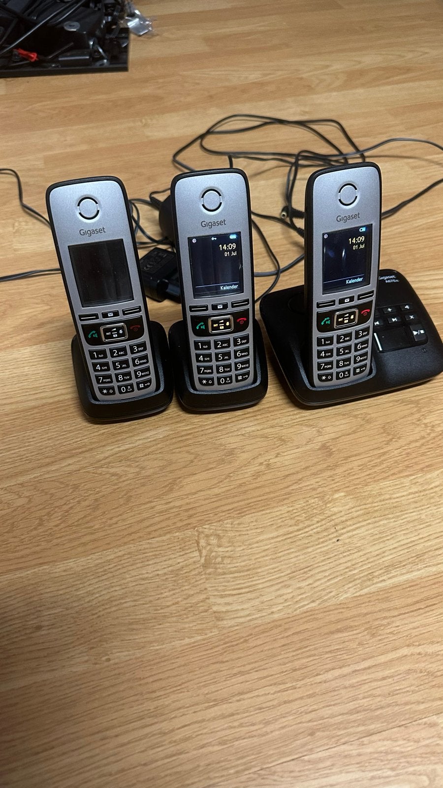 Siemens Gigaset draadloze telefoons (3 handsets), Ophalen of Verzenden, Gebruikt, 3 handsets