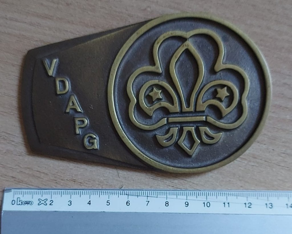 scouting Verband Deutscher Altpfadfindergilden plaquette, Ophalen of Verzenden, Gebruikt, Embleem, Speld of Insigne