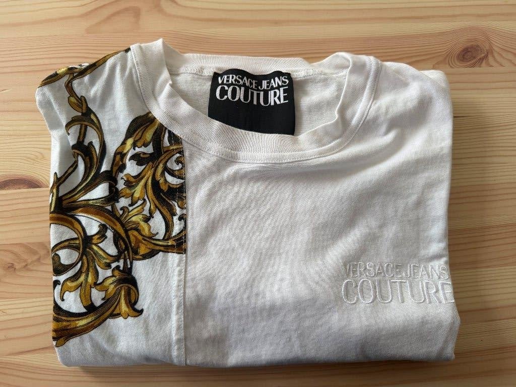 Versace Jeans Couture Heren T-shirt – Maat S – Authentiek, Kleding | Heren, Ophalen, Zo goed als nieuw, Maat 46 (S) of kleiner
