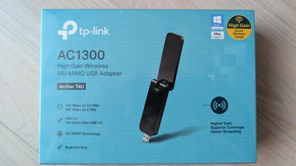 AC1300 Draadloze MU-MIMO USB-adapter- Nieuw in verpakking, Computers en Software, Routers en Modems, Ophalen of Verzenden, Nieuw