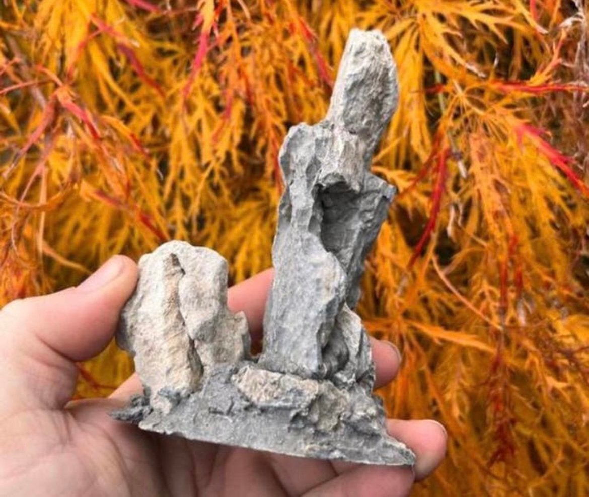 Bonsai Penjing rots import China. 9,5x6x14,6, Steen, Nieuw, Ophalen of Verzenden, Overige vormen
