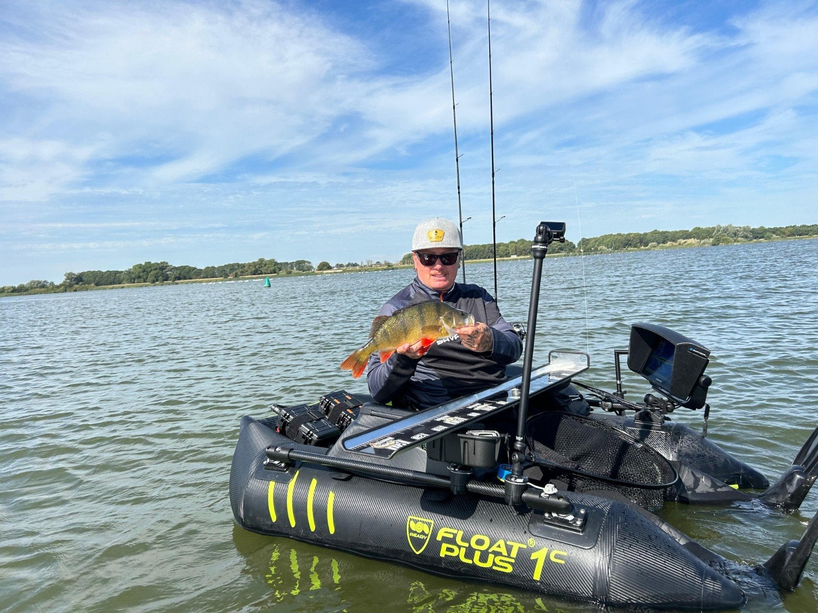 Floatplus Bellyboat, Garmin livescope etc, Ophalen, Zo goed als nieuw