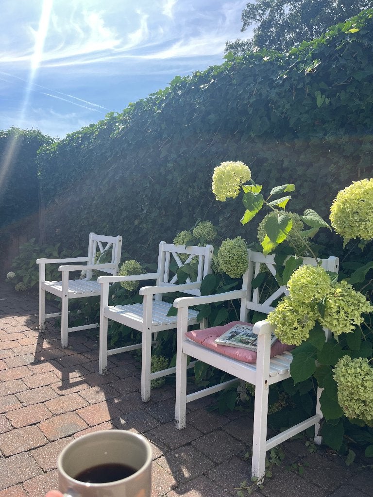 Tuin stoelen, Tuin en Terras, Ophalen, Gebruikt, Hout