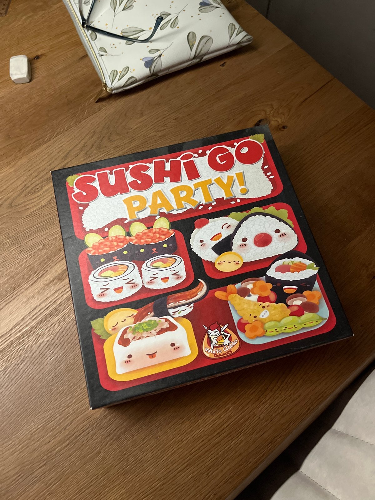 Sushi Go Party! Bordspel - Leuk kaartspel voor het hele gezi, Drie of vier spelers, Ophalen of Verzenden, Zo goed als nieuw