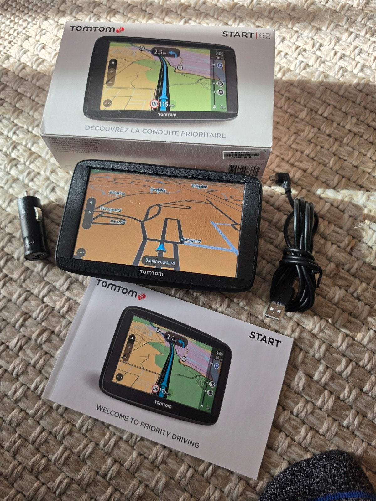 TomTom Start 62 Europa kaart van 2026 en gratis update, Ophalen of Verzenden, Zo goed als nieuw