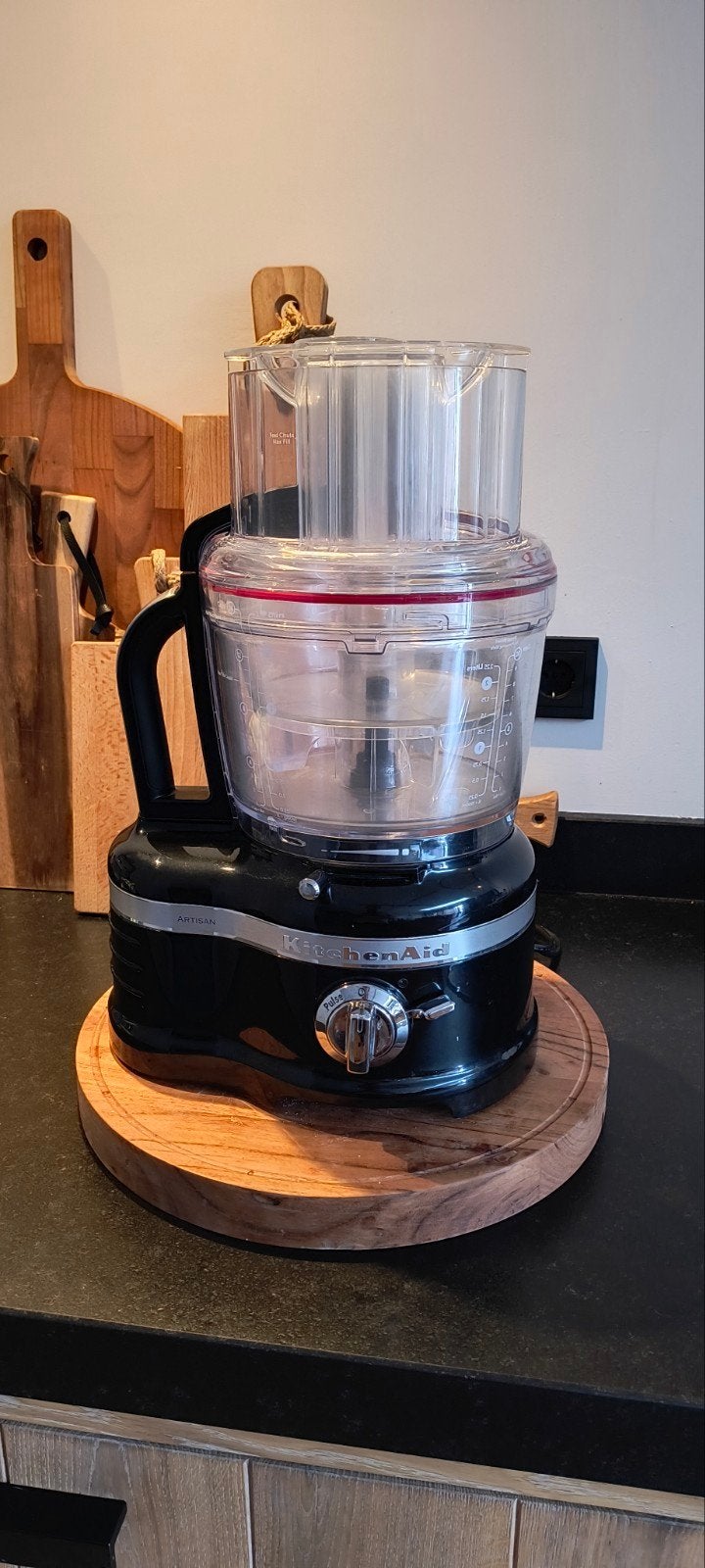 KitchenAid foodprocessor 4 ltr., Witgoed en Apparatuur, Keukenmixers, 4 liter of meer, Ophalen, 3 snelheden of meer