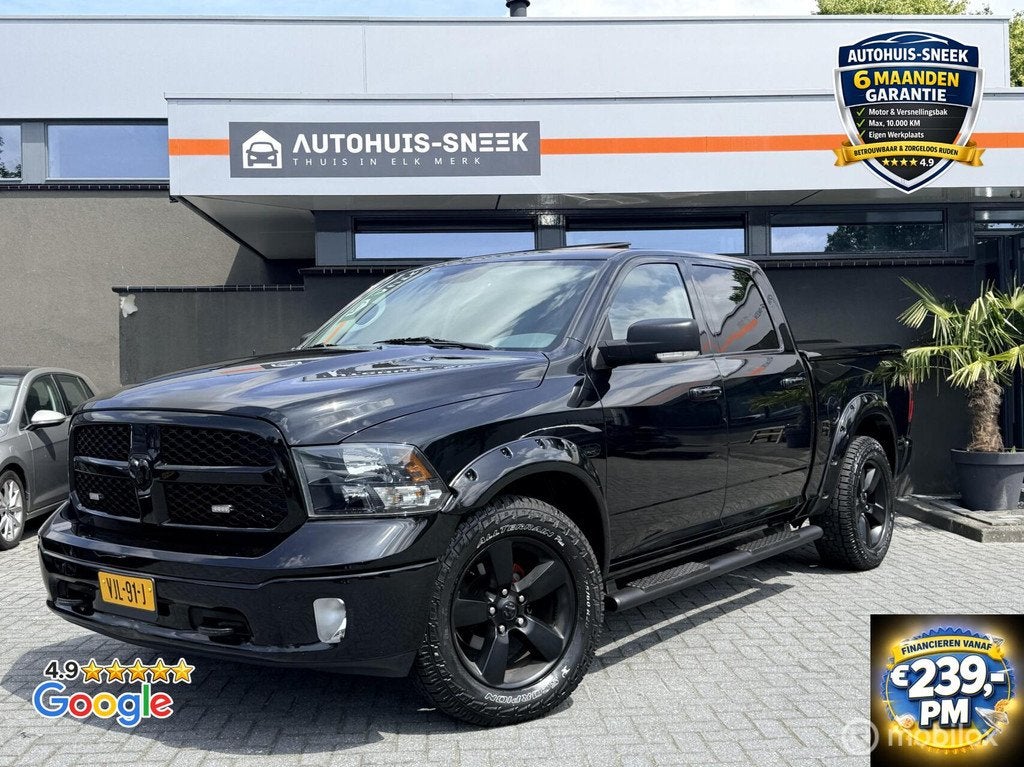 Dodge Ram 1500 4X4 5.7 V8 Crew Cab 5'7 Longhorn 2021 402pk, Auto's, Dodge, Automaat, 5654 cc, Automatische klimaatregeling, Bedrijf