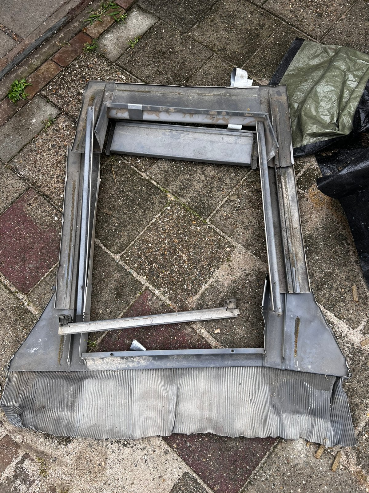 Gootstukken Velux 55x78, oud type, Doe-het-zelf en Verbouw, Glas en Ramen, Ophalen, Zo goed als nieuw, Dakraam, Minder dan 80 cm