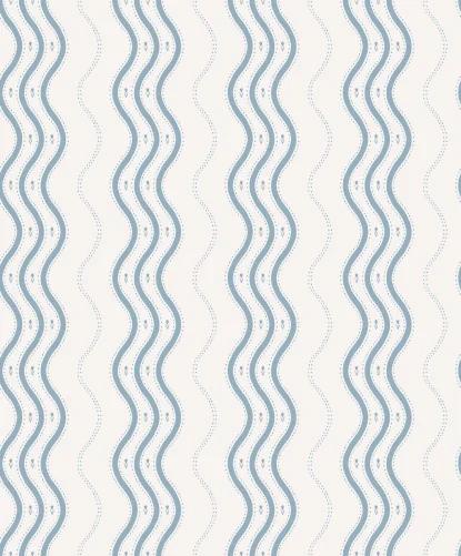 Sandberg Wallpaper Ben Light Blue, Ophalen of Verzenden, Blauw