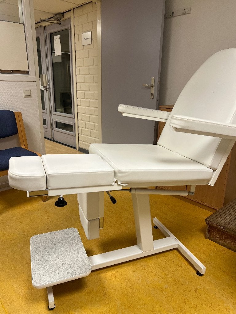 Pedicure stoel, Ophalen, Wit, Eén, Kunststof