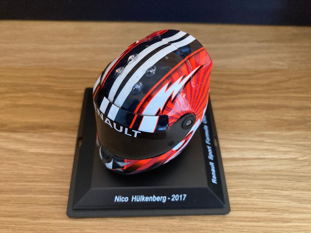 ✅ Nico Hülkenberg 1:5 helm 2017 Renault Formule 1 Spark, Ophalen of Verzenden, Nieuw, Formule 1