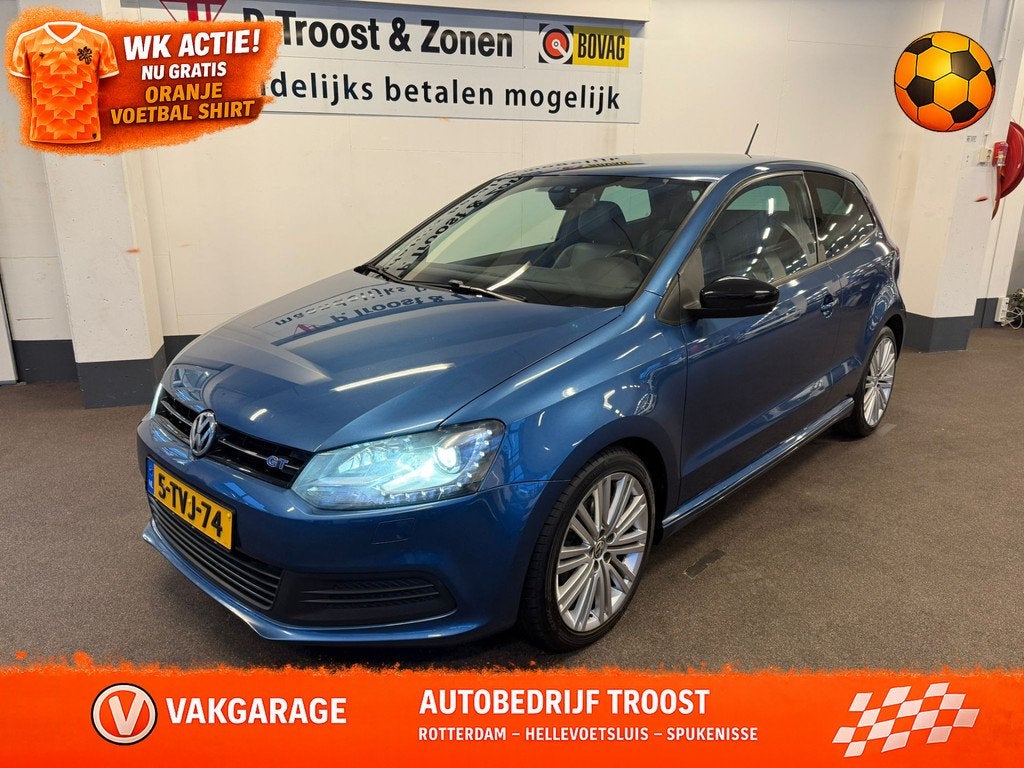 Volkswagen Polo 1.4 TSI BlueGT 140PK Automaat | Cruise contr, Auto's, Volkswagen, Euro 5, Gebruikt, 4 cilinders, Met garantie (alle)