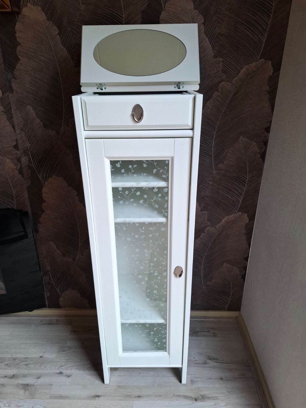 Ikea Flären met inklapbare spiegel, Ophalen, Minder dan 50 cm, 5 laden of meer, Zo goed als nieuw