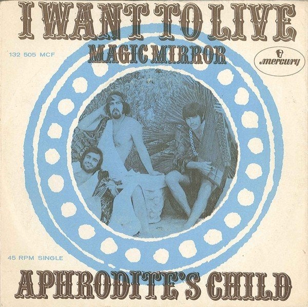 Aphrodite's Child - I Want to Live (Single), Fotohoes, Ophalen of Verzenden, Gebruikt, Pop