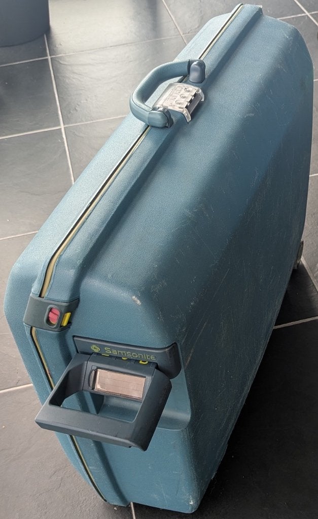 Koffer - Samsonite Oyster Carat, Sieraden, Tassen en Uiterlijk, Koffers, Wieltjes, Gebruikt, Hard kunststof, Ophalen of Verzenden