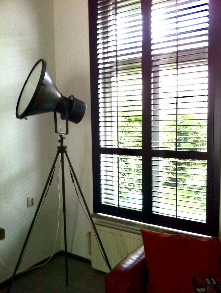Industriële lamp, Ophalen, Gebruikt, Hout, 150 tot 200 cm
