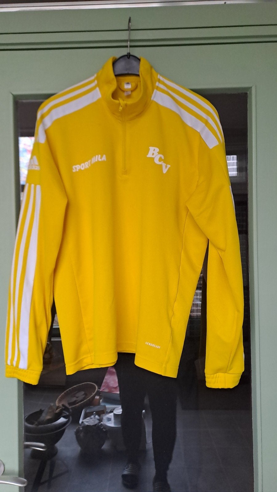 Adidas trainingsshirt geel maat XL, Kleding | Heren, Geel, Maat 56/58 (XL), Ophalen of Verzenden, Zo goed als nieuw