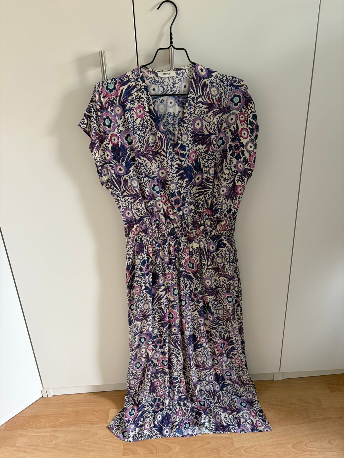 Jurk Anna van Toor maat L, Kleding | Dames, Paars, Maat 42/44 (L), Ophalen of Verzenden, Zo goed als nieuw