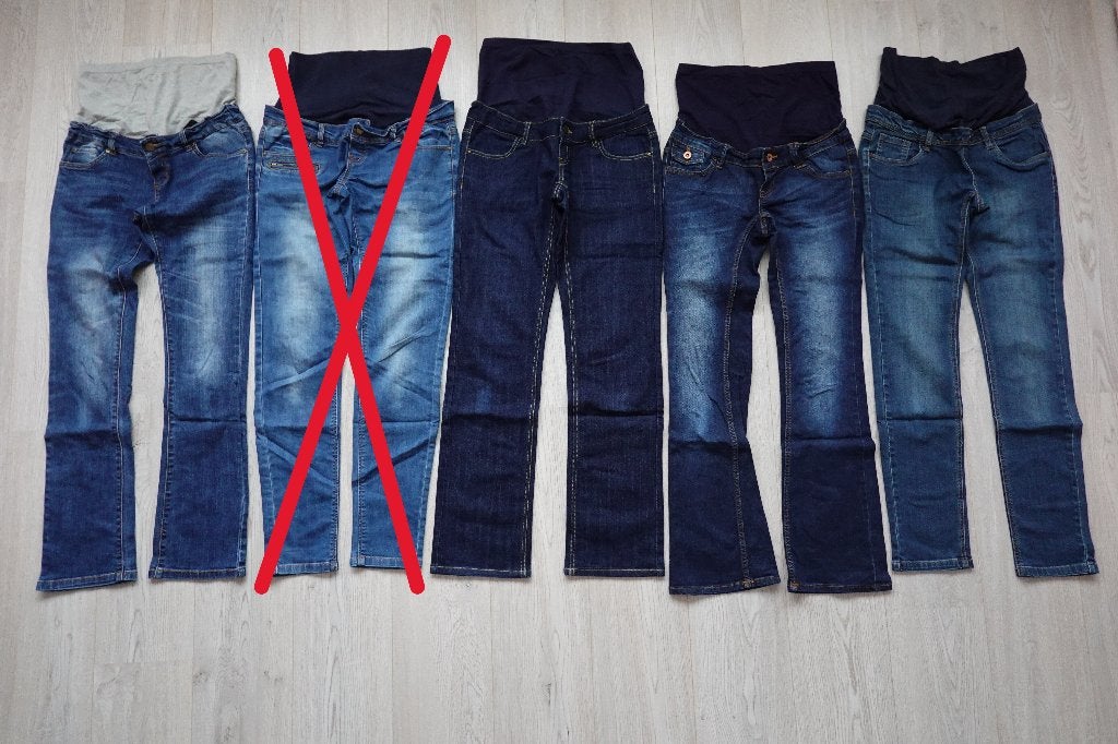 Zwangerschapsbroeken, Mama Licious / Prenatal, maat 28/32, Kleding | Dames, Positiekleding, Ophalen, Blauw, Maat 36 (S), Gedragen