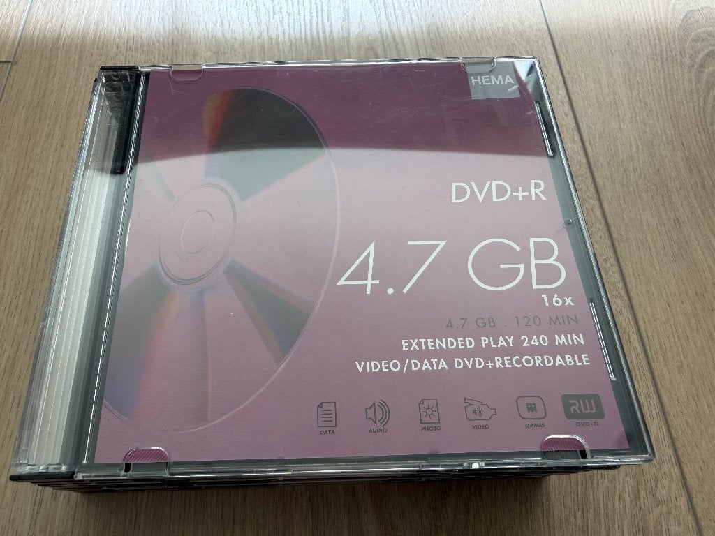 9x HEMA DVD+R 4,7 GB 16x – ongebruikt, Ophalen of Verzenden, Nieuw, Dvd, Medion, Hema, Philips, Sony