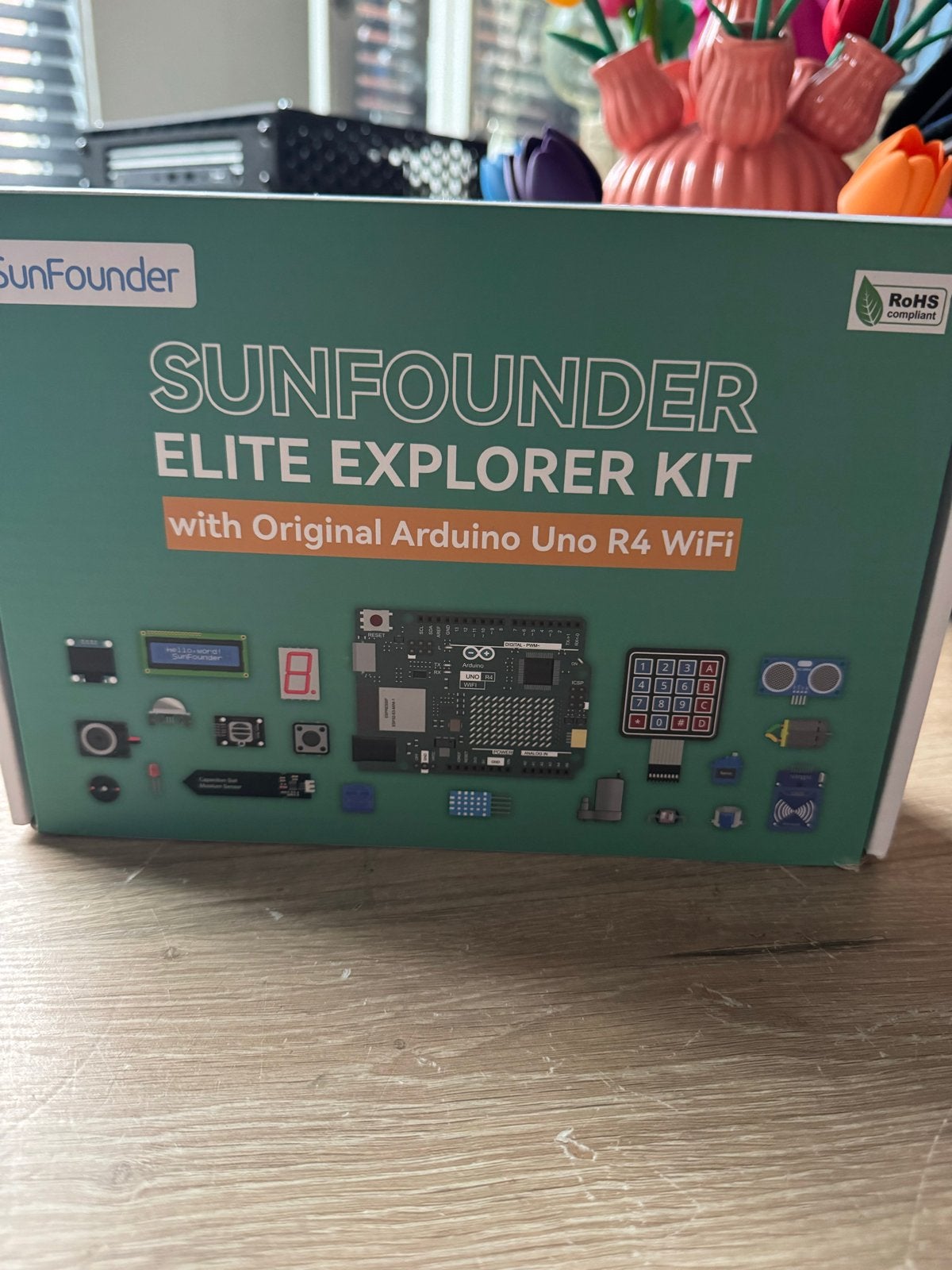 Sunfounder Elite Explorer Kit met Arduino Uno R4 WiFi, Overige thema's, Nieuw, Meerkleurig, Ophalen of Verzenden