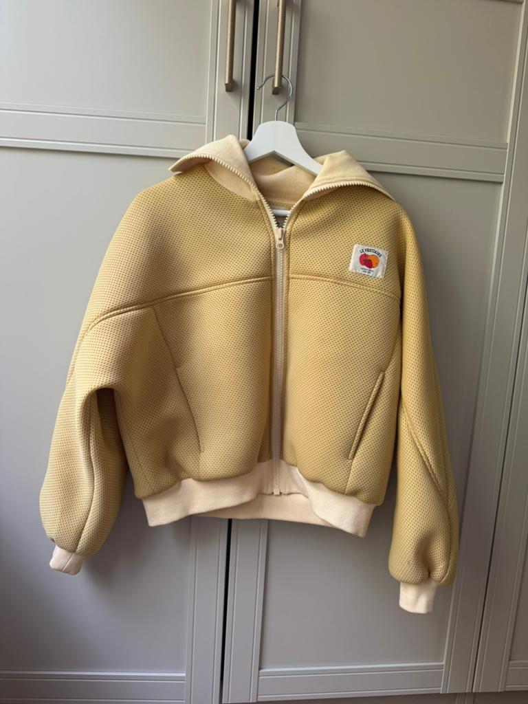 American vintage vest geel maat S, Ophalen, Zo goed als nieuw, Maat 38/40 (M), Geel