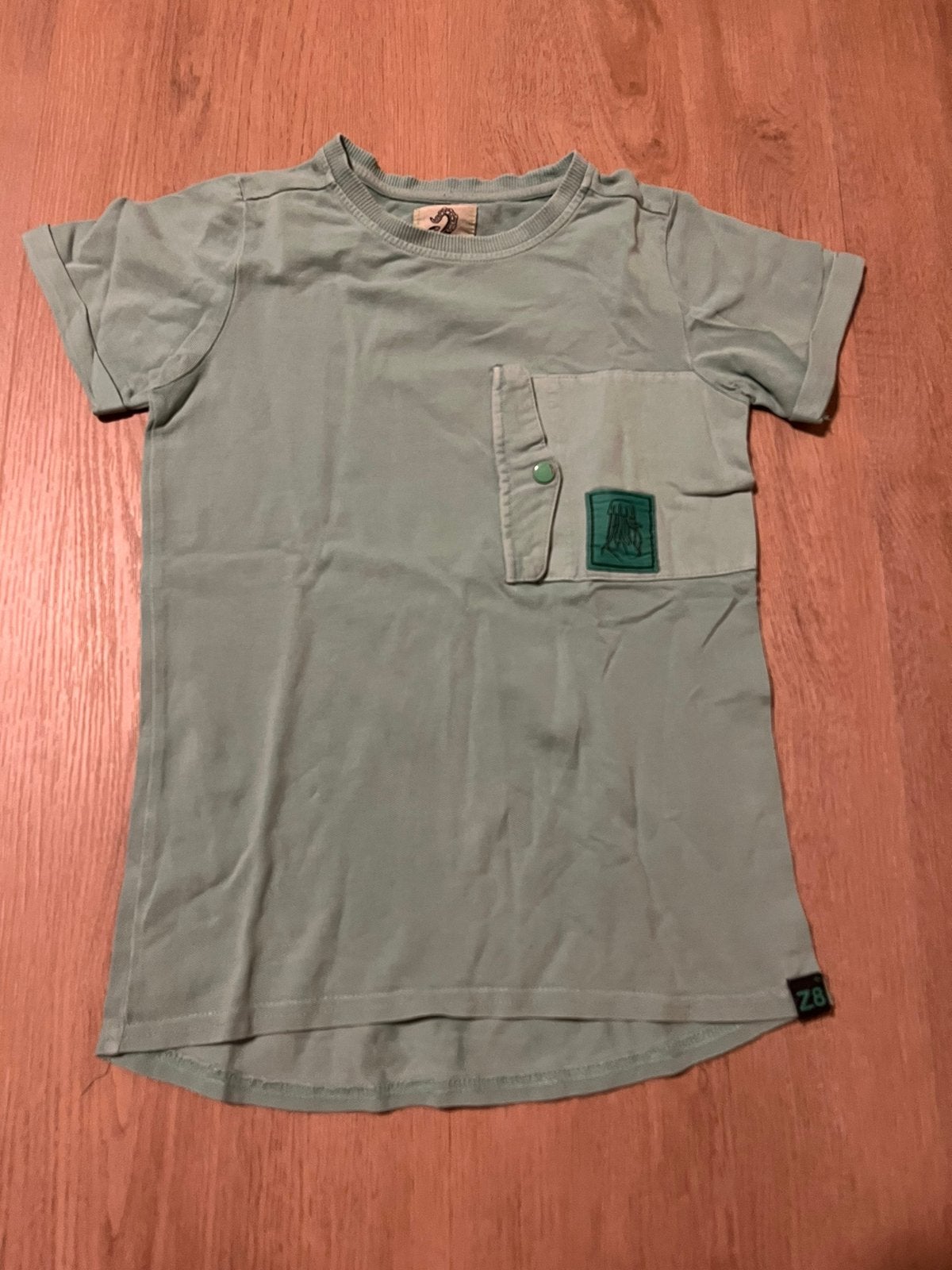 Z8 shirt groen jongen zgan maat 128 / 134 style: Jidde, Kinderen en Baby's, Ophalen of Verzenden, Zo goed als nieuw, Jongen, Shirt of Longsleeve