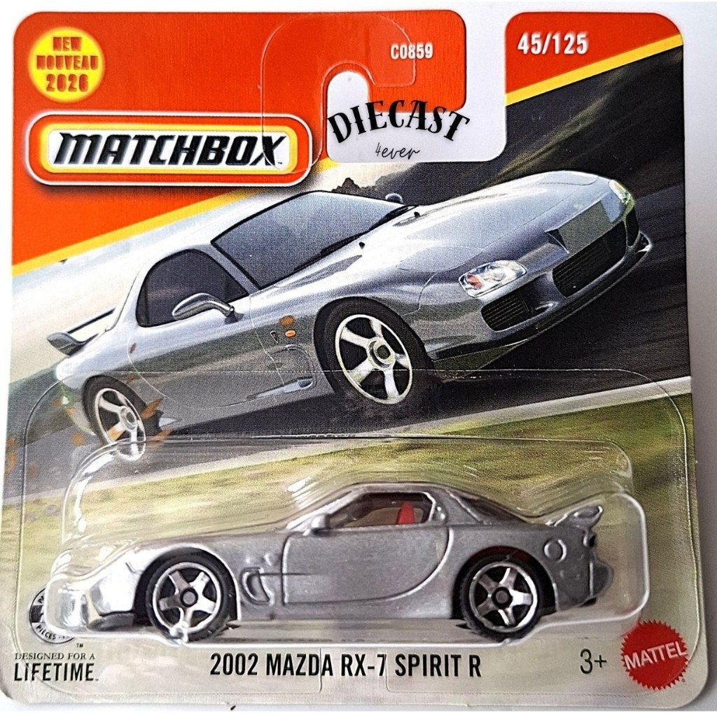 Matchbox 2002 Mazda RX-7 Spirit R, Ophalen, Nieuw, Auto