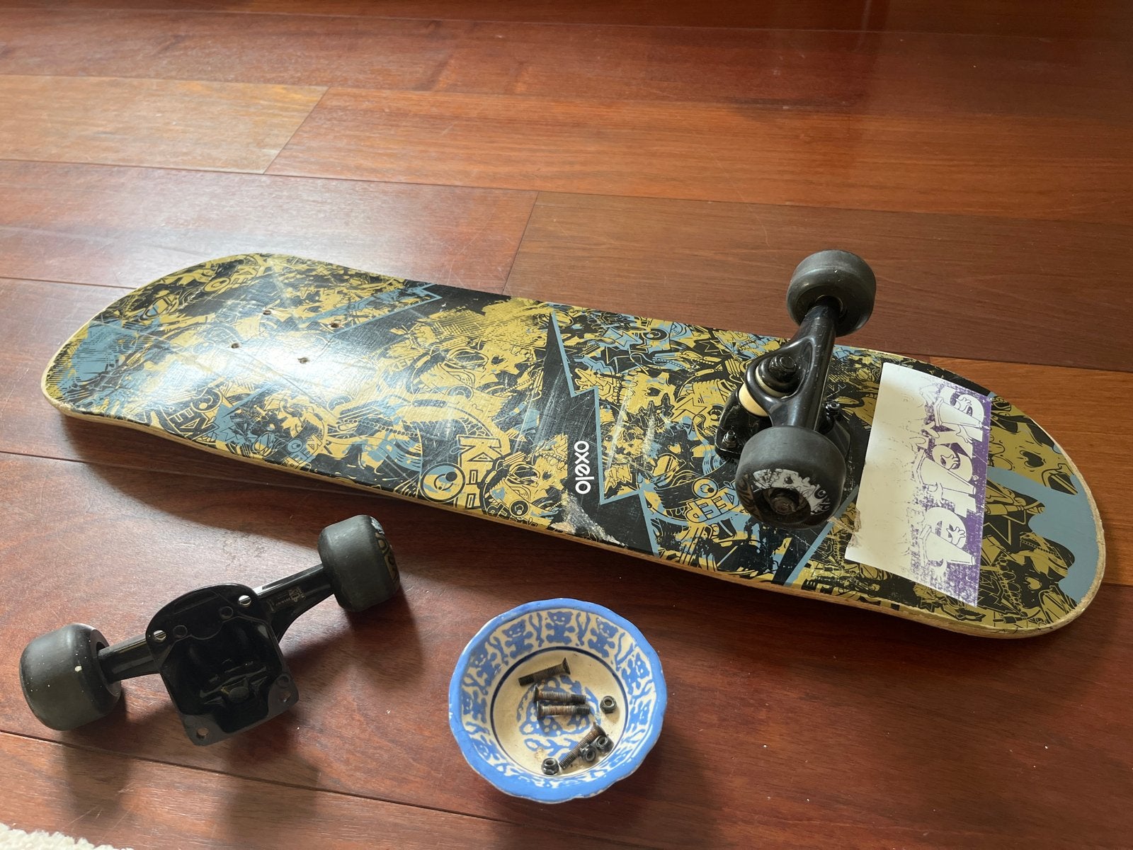 Skateboard Declathom, Sport en Fitness, Skateboarden, Gebruikt, Skateboard, Ophalen